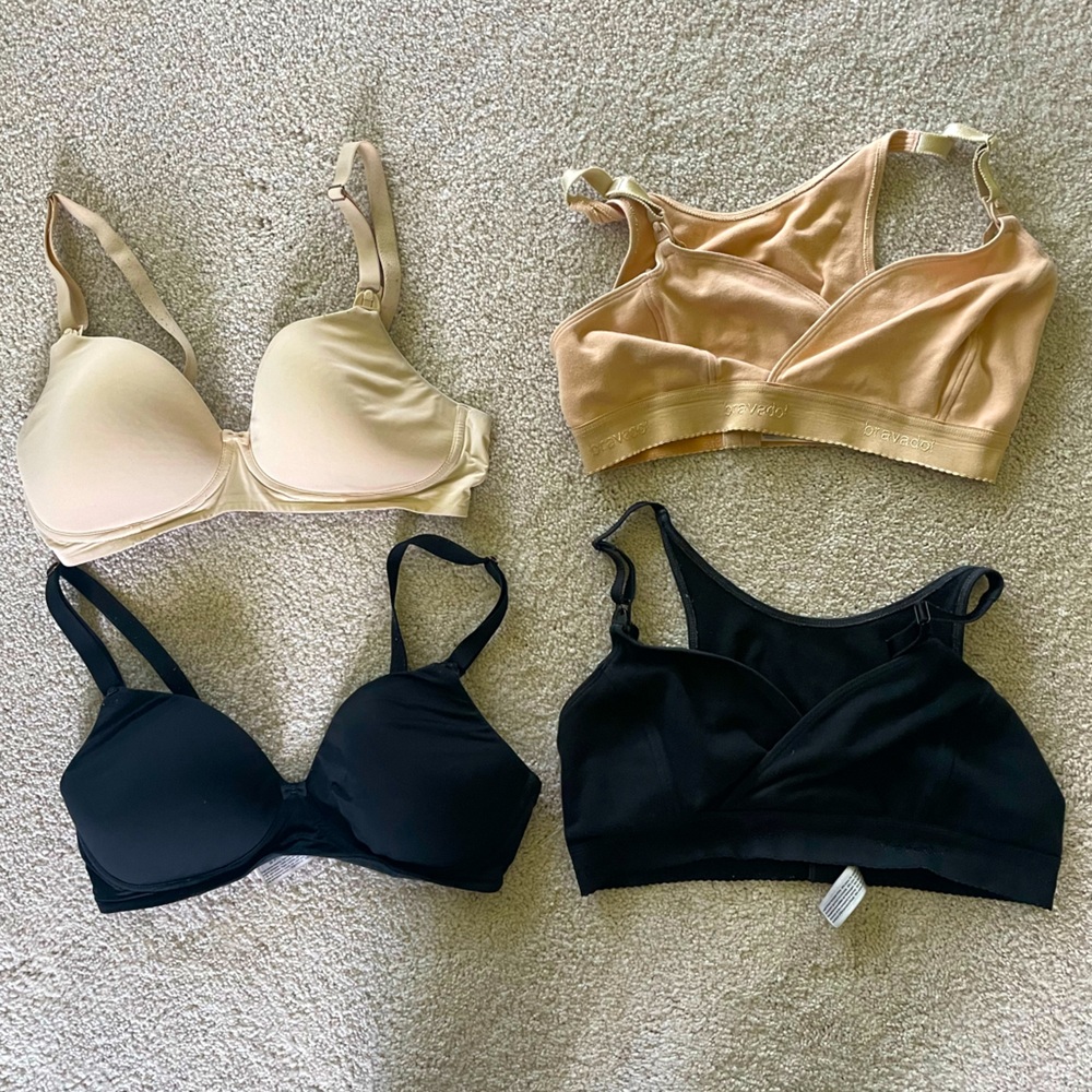 4 Bravado maternity bras.